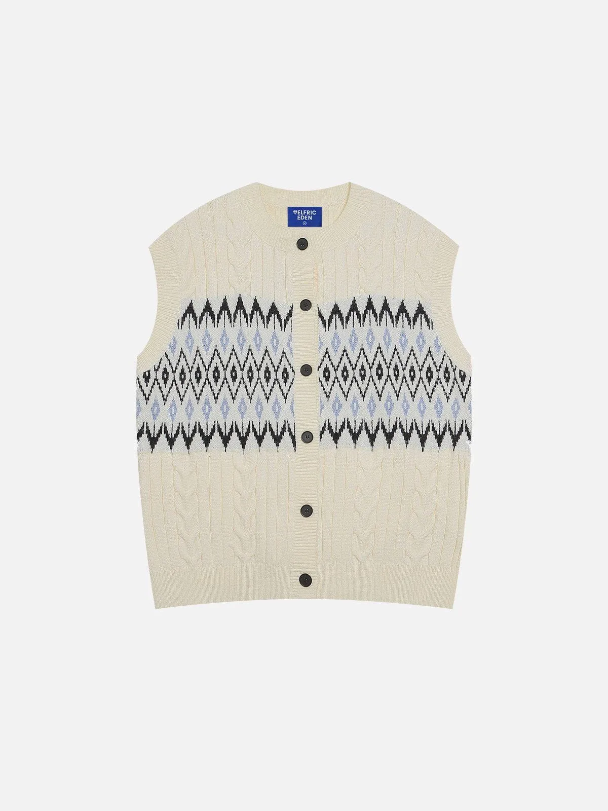 Aelfric Eden Twist Fair Isle Sweater Vest sold by Aelfric Eden product image thumbnail 2