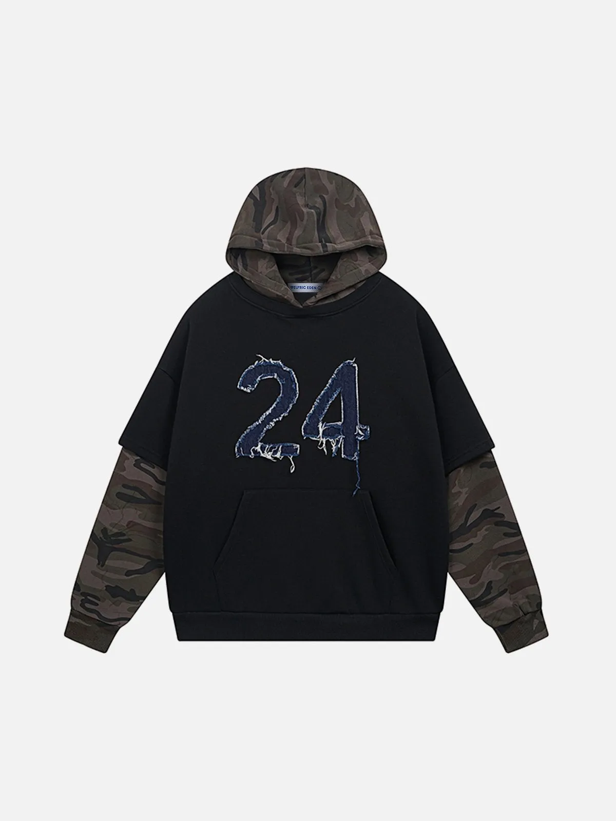 Aelfric Eden Camouflage Double Layer Hoodie sold by Aelfric Eden product image thumbnail 2