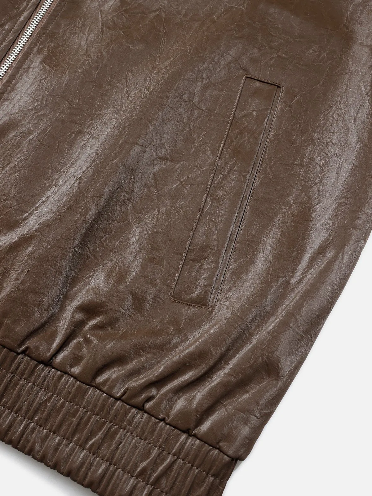 Aelfric Eden Texture Faux Leather Jacket sold by Aelfric Eden product image thumbnail 4