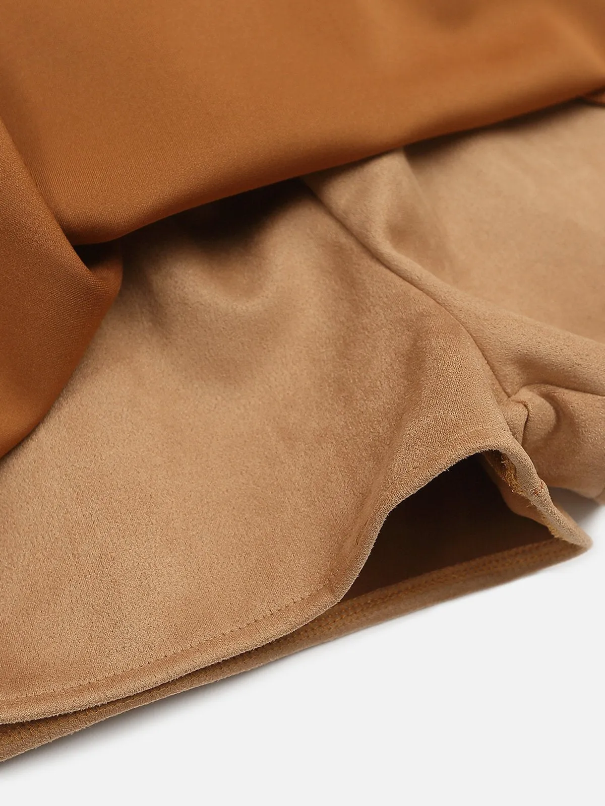 Aelfric Eden Vintage Coffee Suede Skirt sold by Aelfric Eden product image thumbnail 3