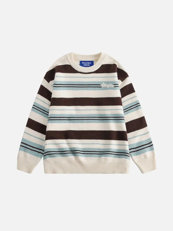 Aelfric Eden Stripe Patchwork Sweater sold by Aelfric Eden