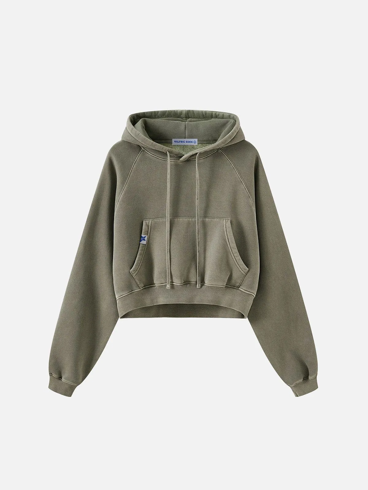Aelfric Eden Cropped Raglan Sleeve Washed Pullover Hoodie sold by Aelfric Eden product image thumbnail 4
