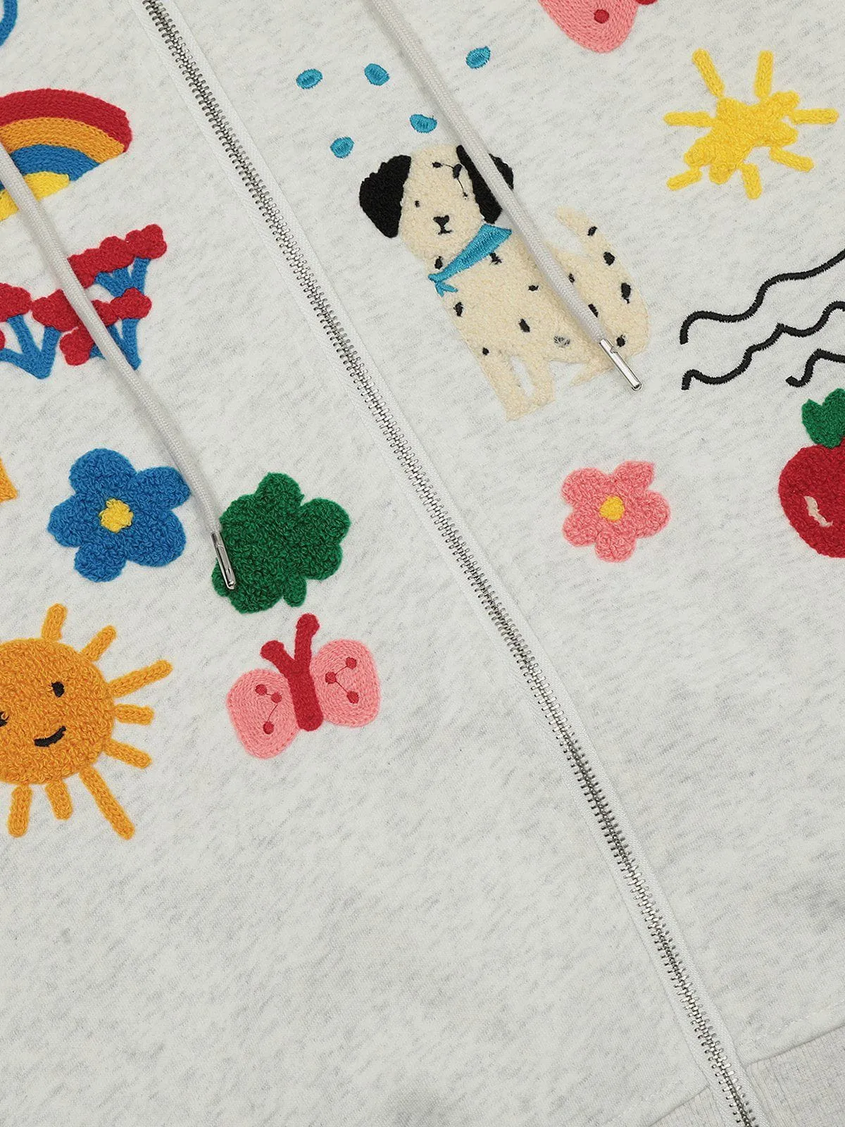 Aelfric Eden Cartoon Graphic Zip Up Hoodie sold by Aelfric Eden product image thumbnail 4