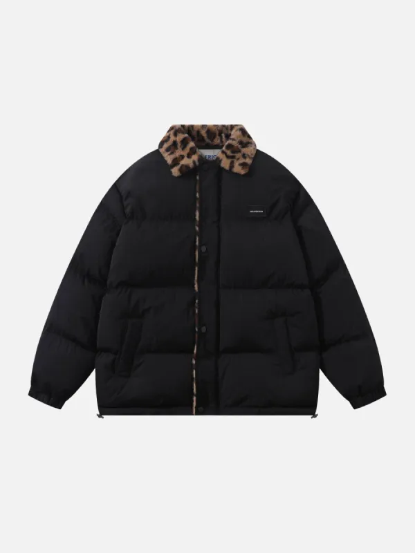 Aelfric Eden Leopard Print Collar Coat sold by Aelfric Eden