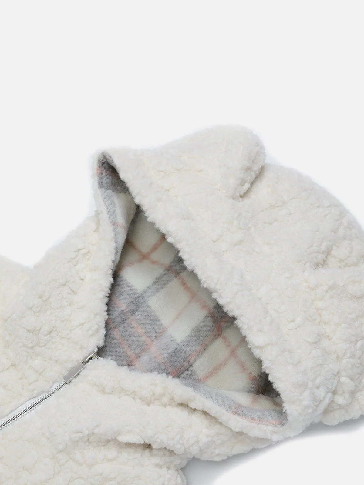 Aelfric Eden Cute Bear Ear Sherpa Coat sold by Aelfric Eden product image thumbnail 4