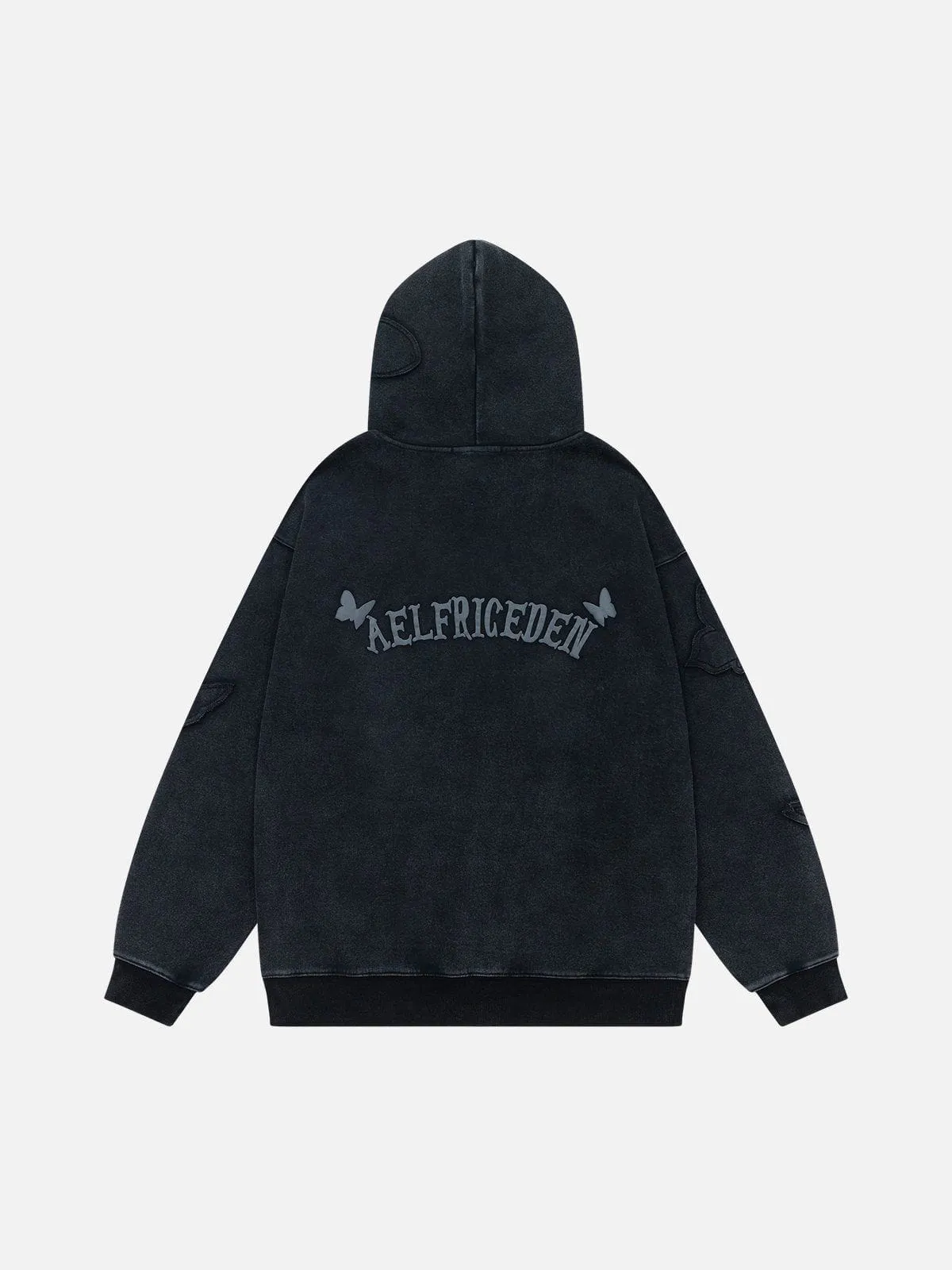 Aelfric Eden Butterfly Graphic Washed Pullover Hoodie sold by Aelfric Eden product image thumbnail 2