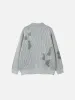 Aelfric Eden Distressed Washed Reversible Cardigan sold by Aelfric Eden