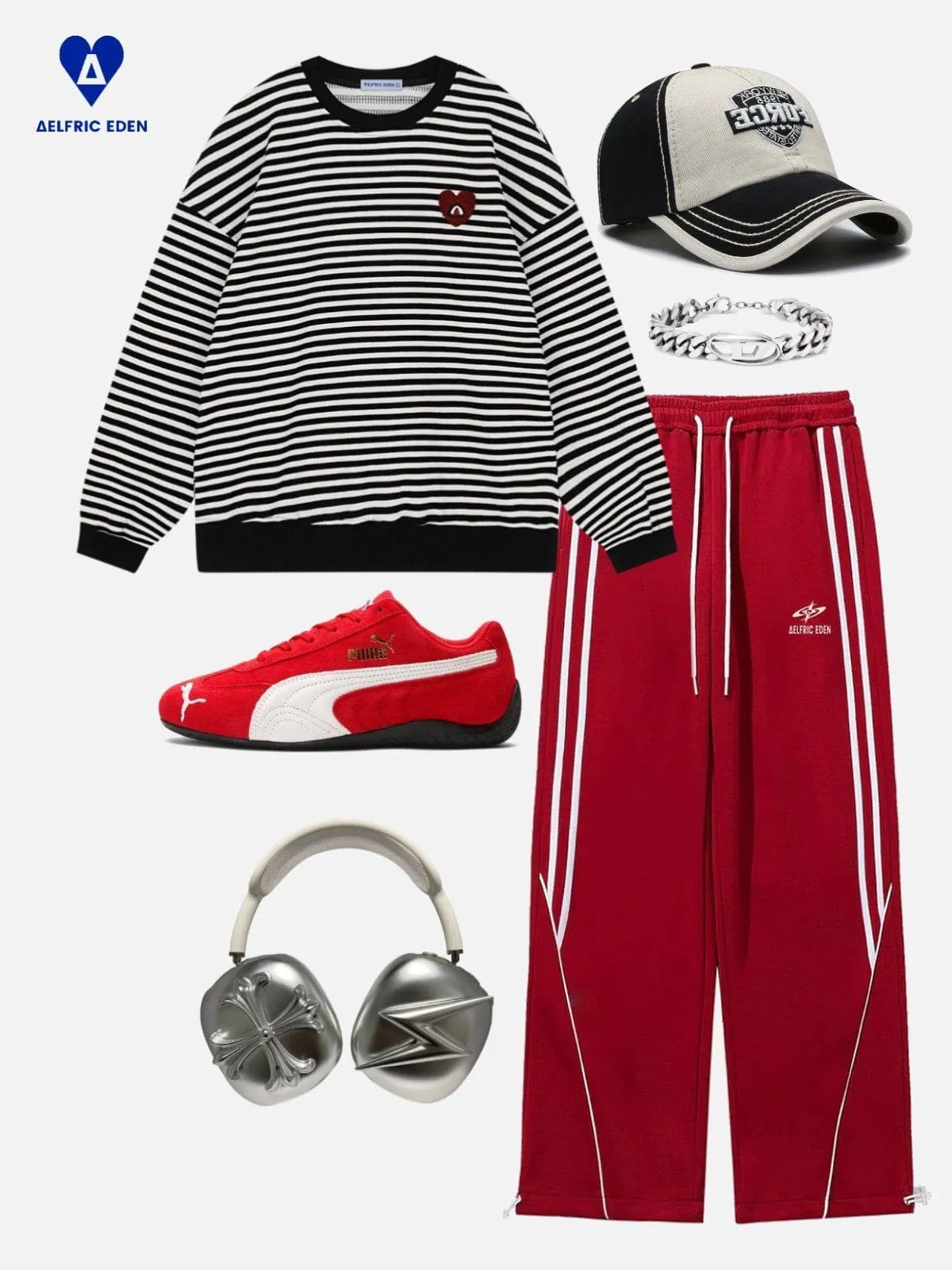 Aelfric Eden Vintage Stripe Sweatshirt sold by Aelfric Eden product image thumbnail 3