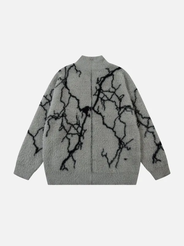 Aelfric Eden Lightning Thorny Graphic Cardigan sold by Aelfric Eden