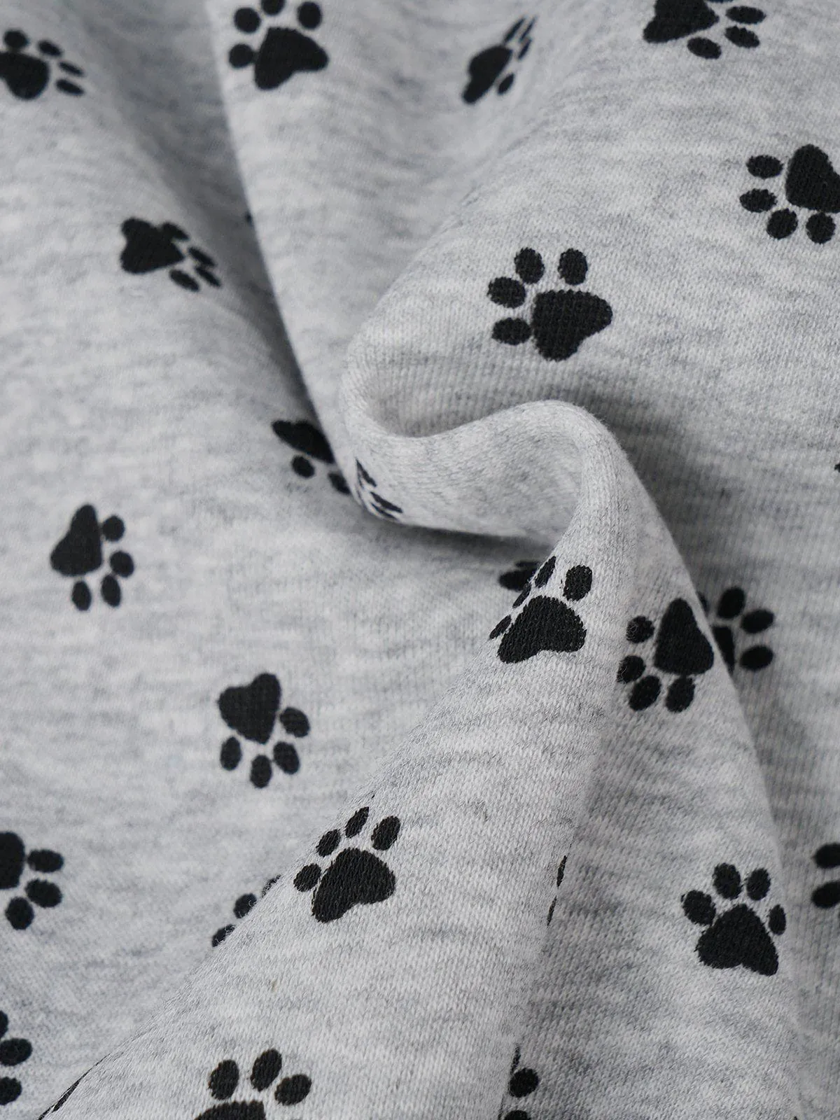Aelfric Eden Dog Paw Full Print Zip Up Hoodie sold by Aelfric Eden product image thumbnail 3