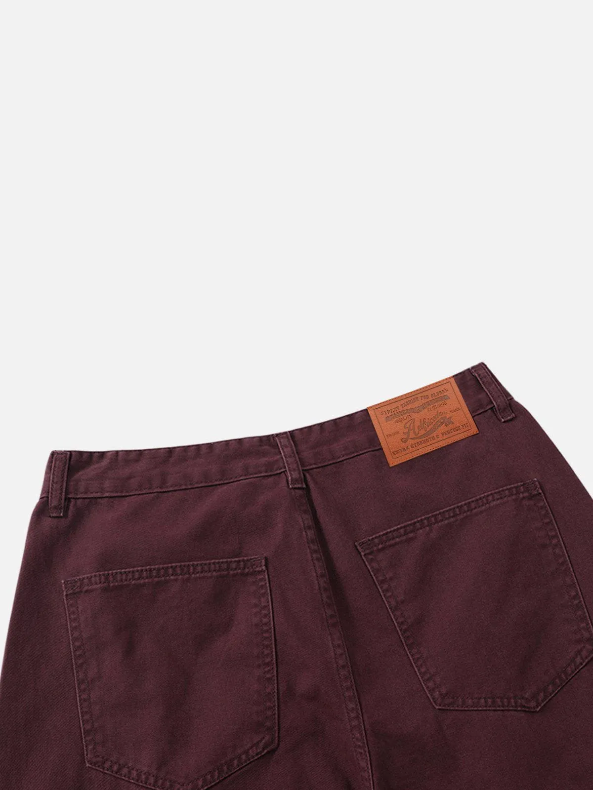 Aelfric Eden Burgundy Multi Pocket Jeans sold by Aelfric Eden product image thumbnail 4