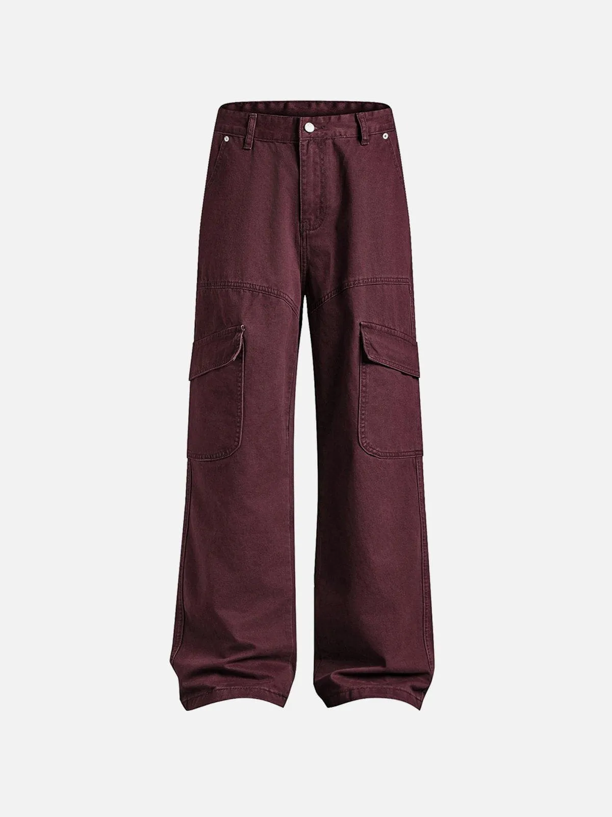 Aelfric Eden Burgundy Multi Pocket Jeans sold by Aelfric Eden