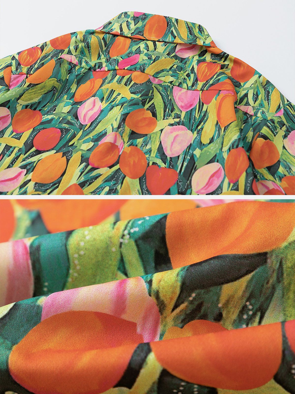 Aelfric Eden All-over Tulip Print Short Sleeve Shirts sold by Aelfric Eden product image thumbnail 3
