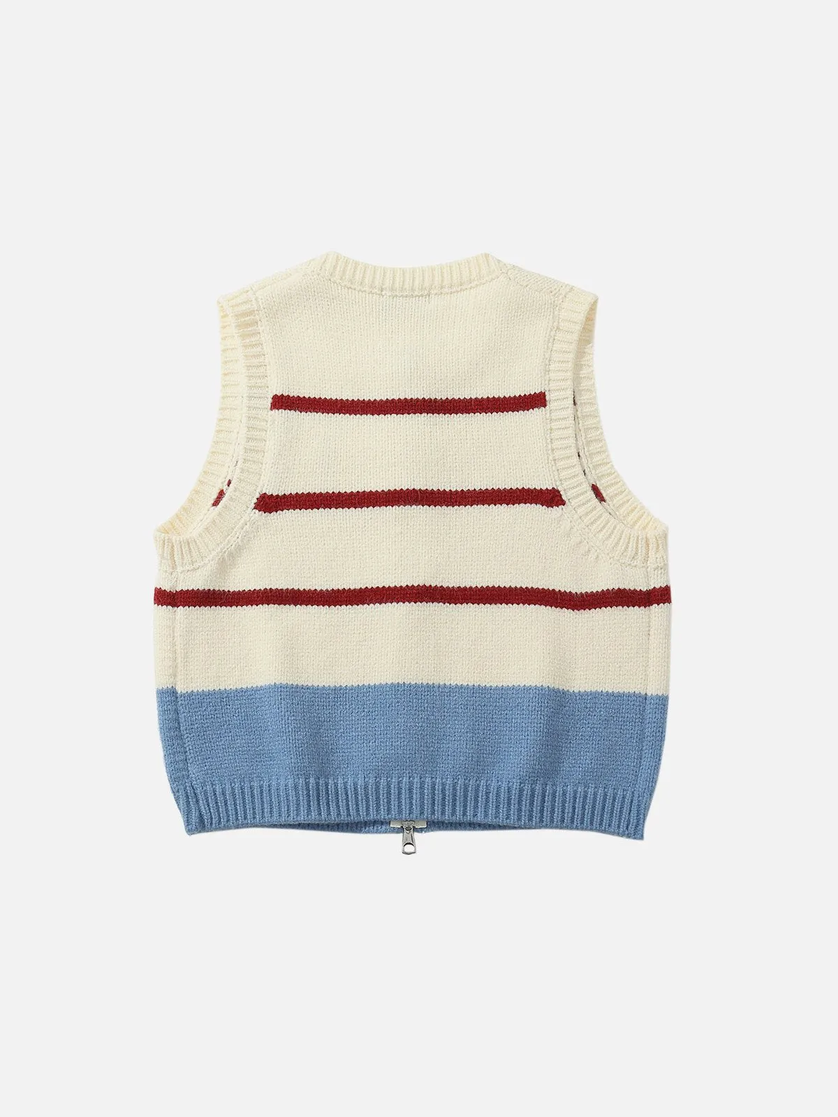 Aelfric Eden Stripe Zip Up Sweater Vest sold by Aelfric Eden product image thumbnail 2