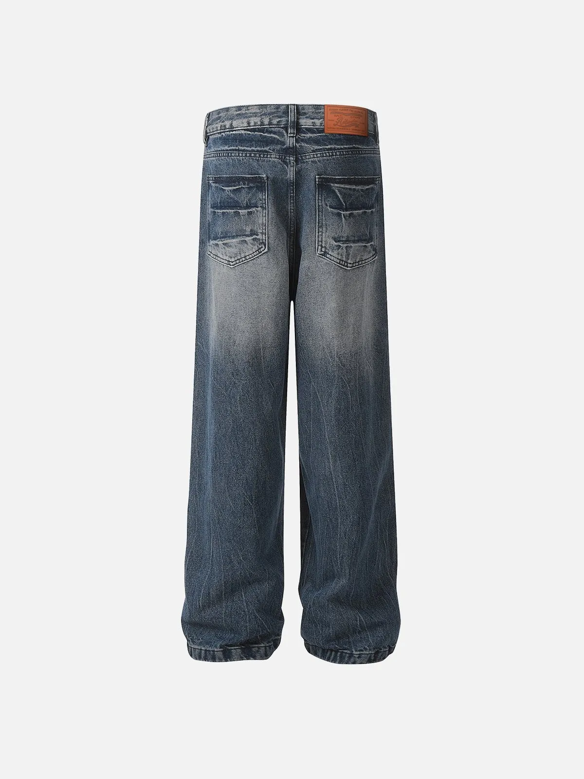 Aelfric Eden Washed Lightning Print Loose Jeans sold by Aelfric Eden product image thumbnail 3