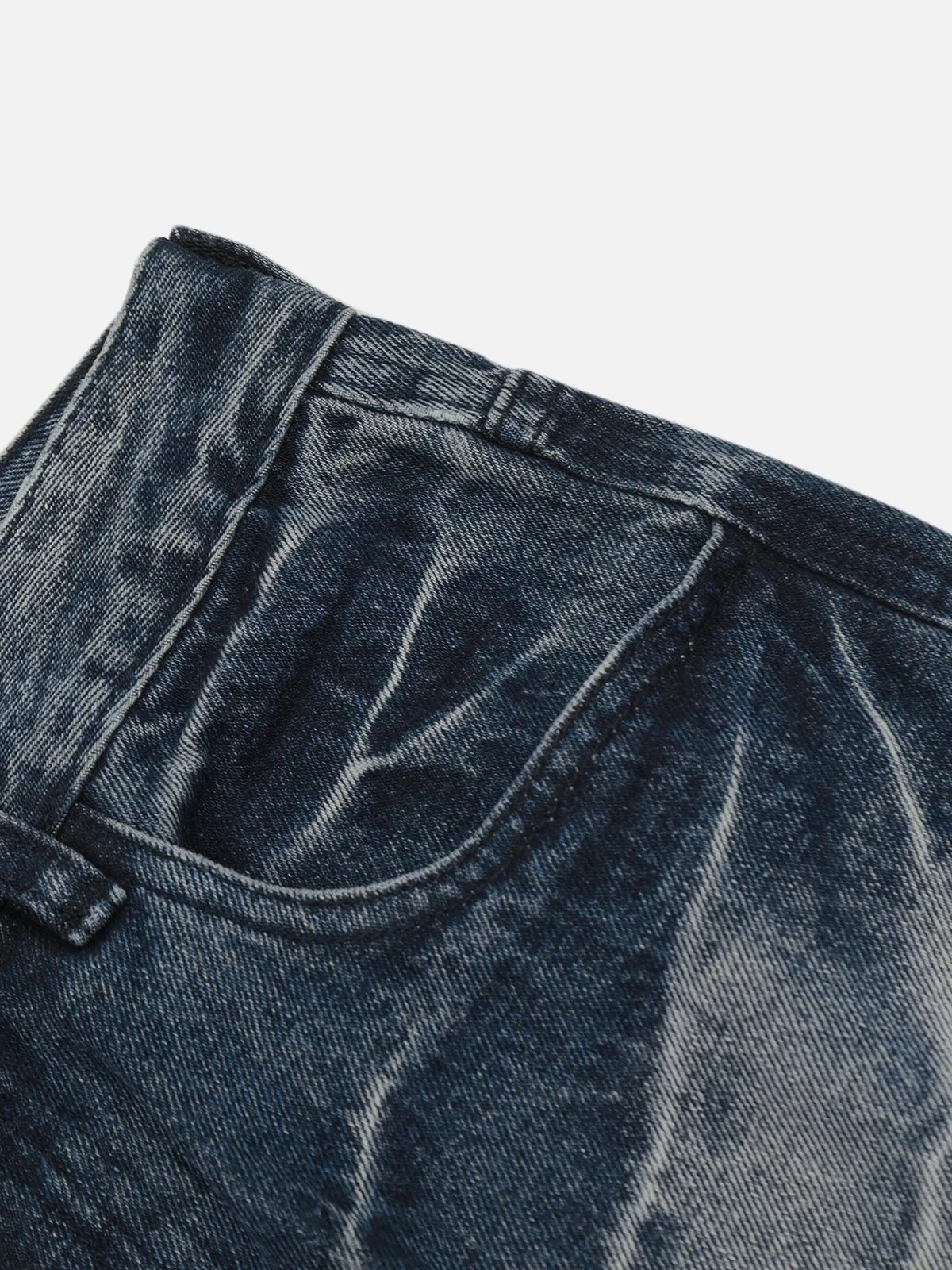 Aelfric Eden Washed Lightning Print Loose Jeans sold by Aelfric Eden product image thumbnail 5