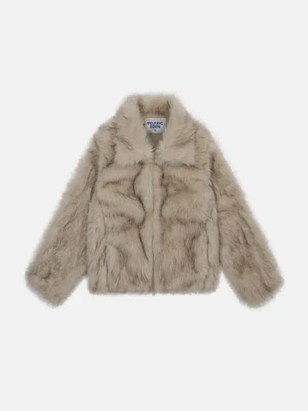 Aelfric Eden Faux Fur Cropped Coat sold by Aelfric Eden