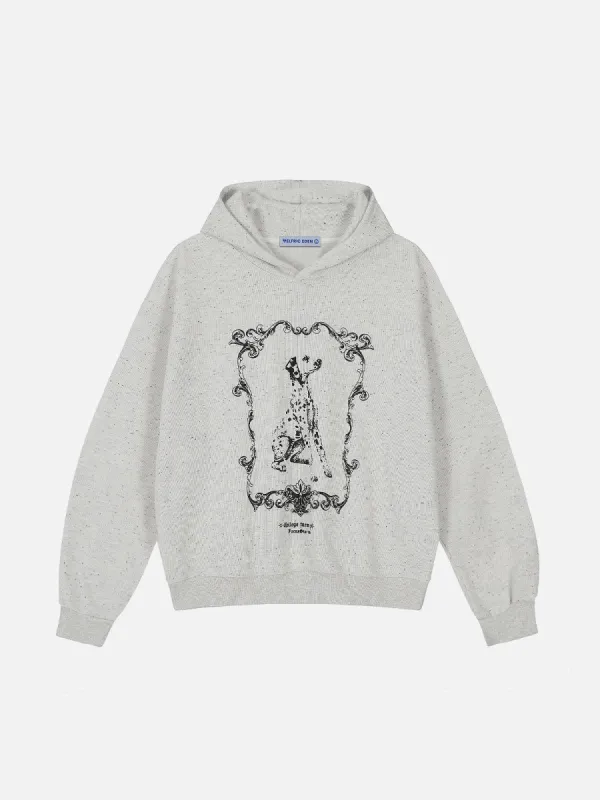 Aelfric Eden Dalmatian Print Hoodie sold by Aelfric Eden