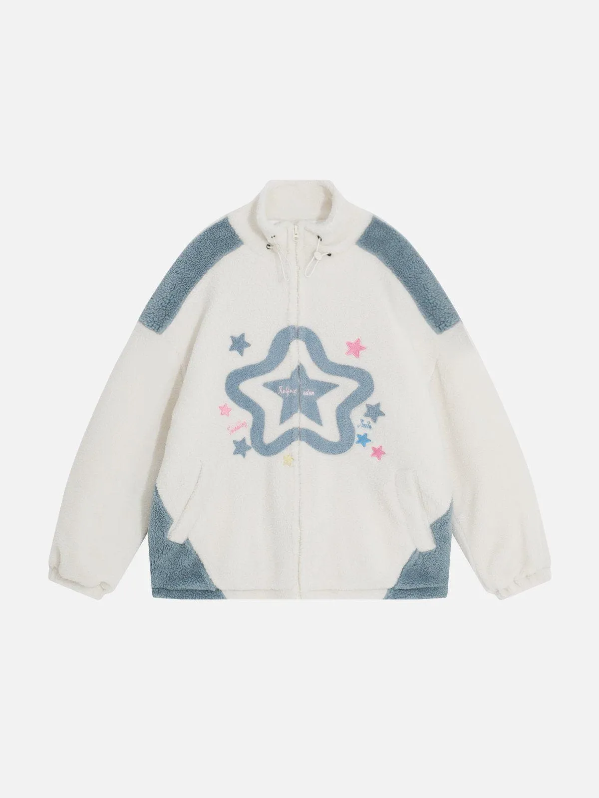 Aelfric Eden Towel Embroidery Star Sherpa Coat sold by Aelfric Eden