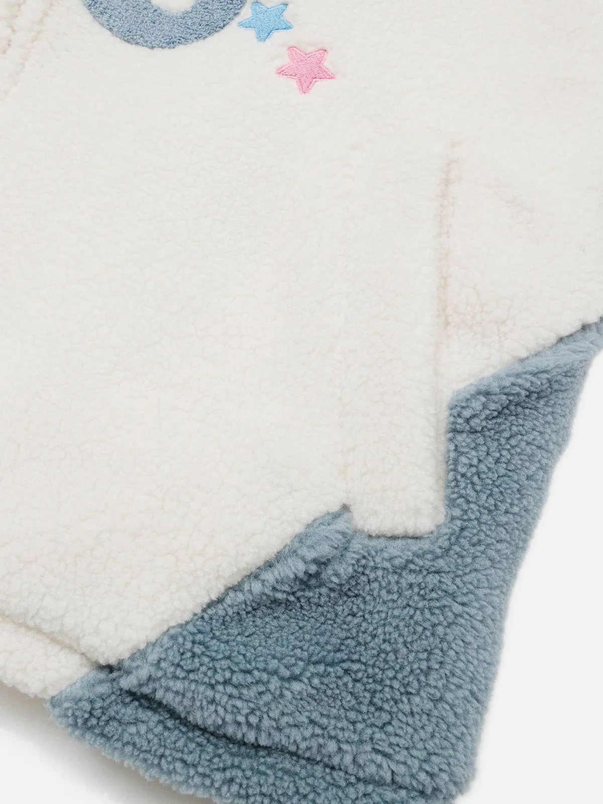 Aelfric Eden Towel Embroidery Star Sherpa Coat sold by Aelfric Eden product image thumbnail 5