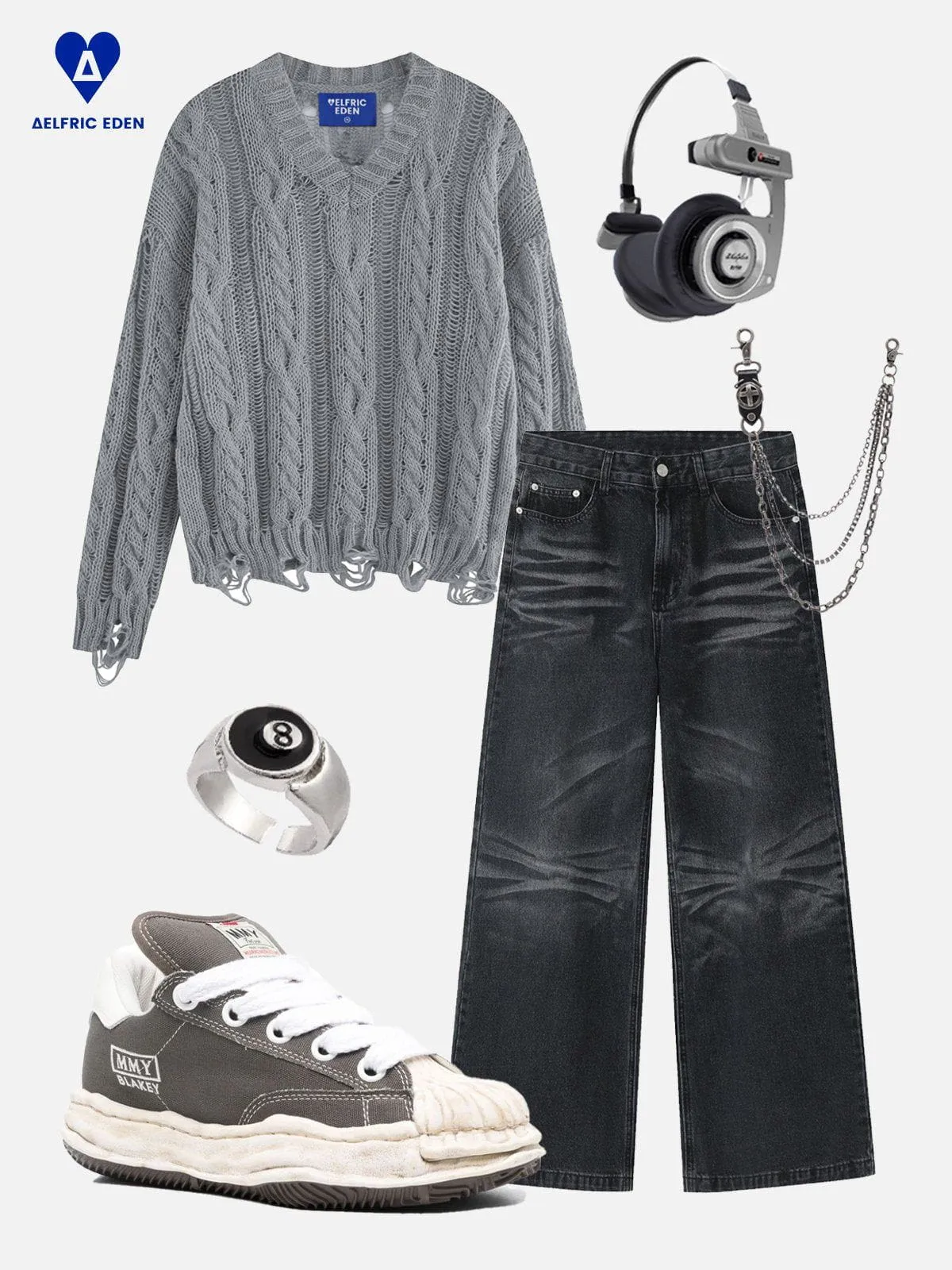 Aelfric Eden Twisted Distressed Sweater sold by Aelfric Eden product image thumbnail 4