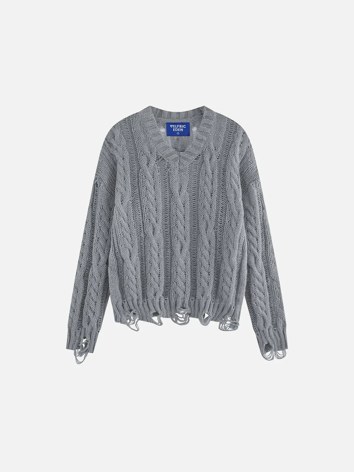 Aelfric Eden Twisted Distressed Sweater sold by Aelfric Eden