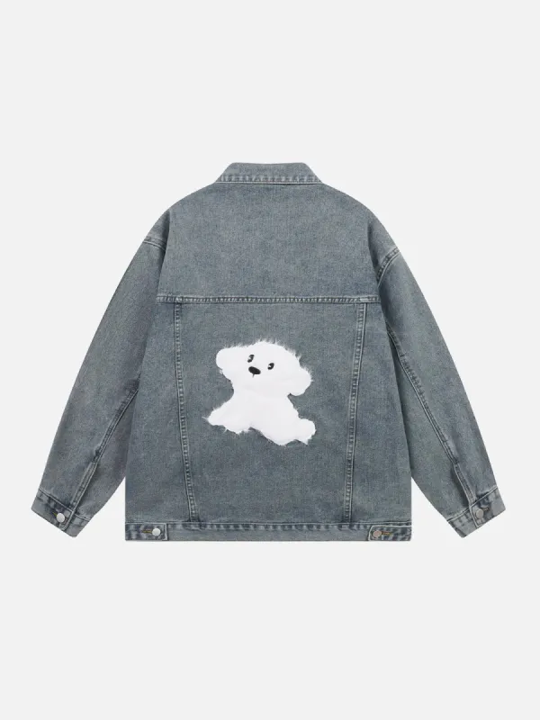 Aelfric Eden Plush Dog Denim Jacket sold by Aelfric Eden