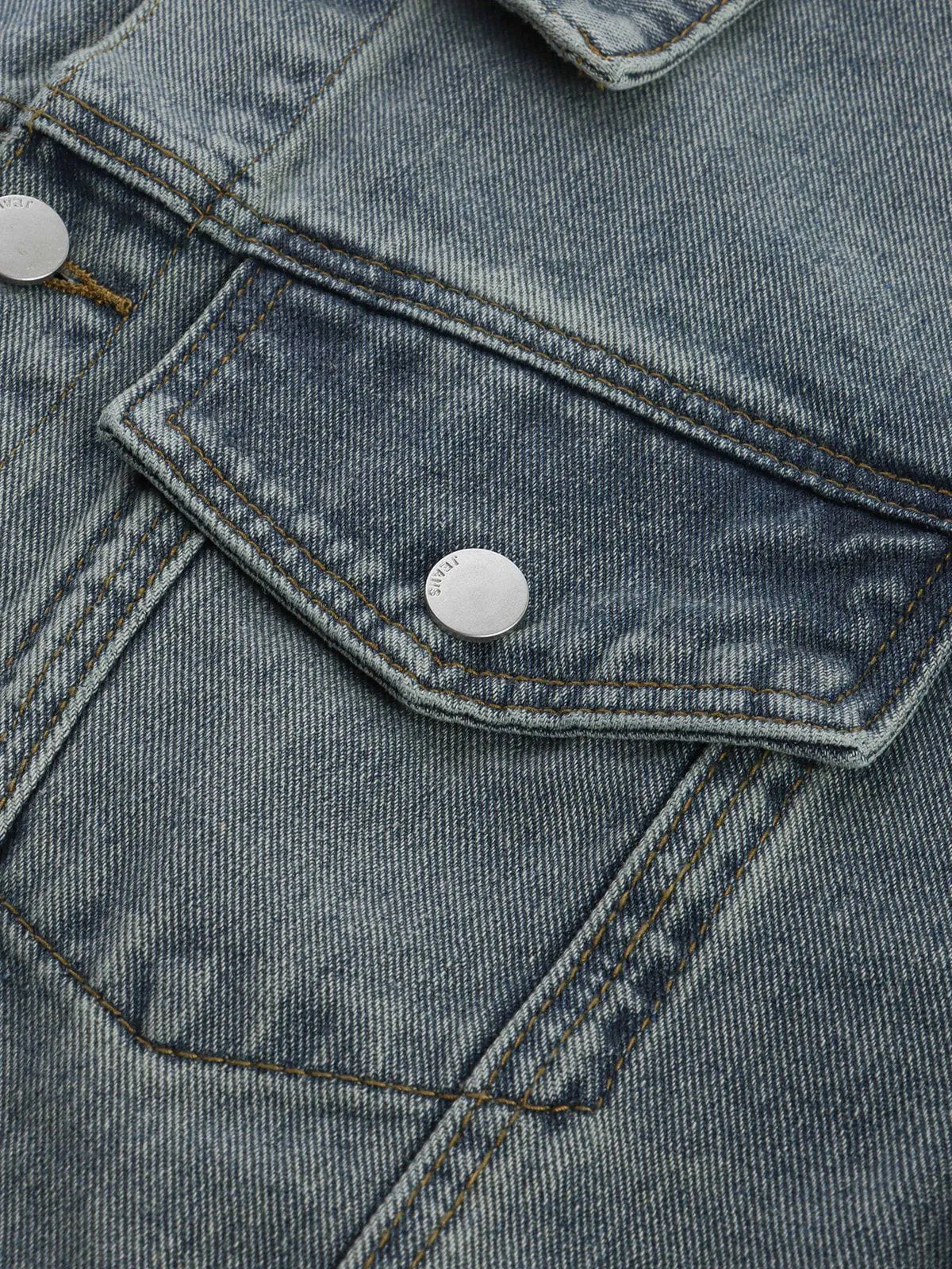 Aelfric Eden Plush Dog Denim Jacket sold by Aelfric Eden product image thumbnail 5