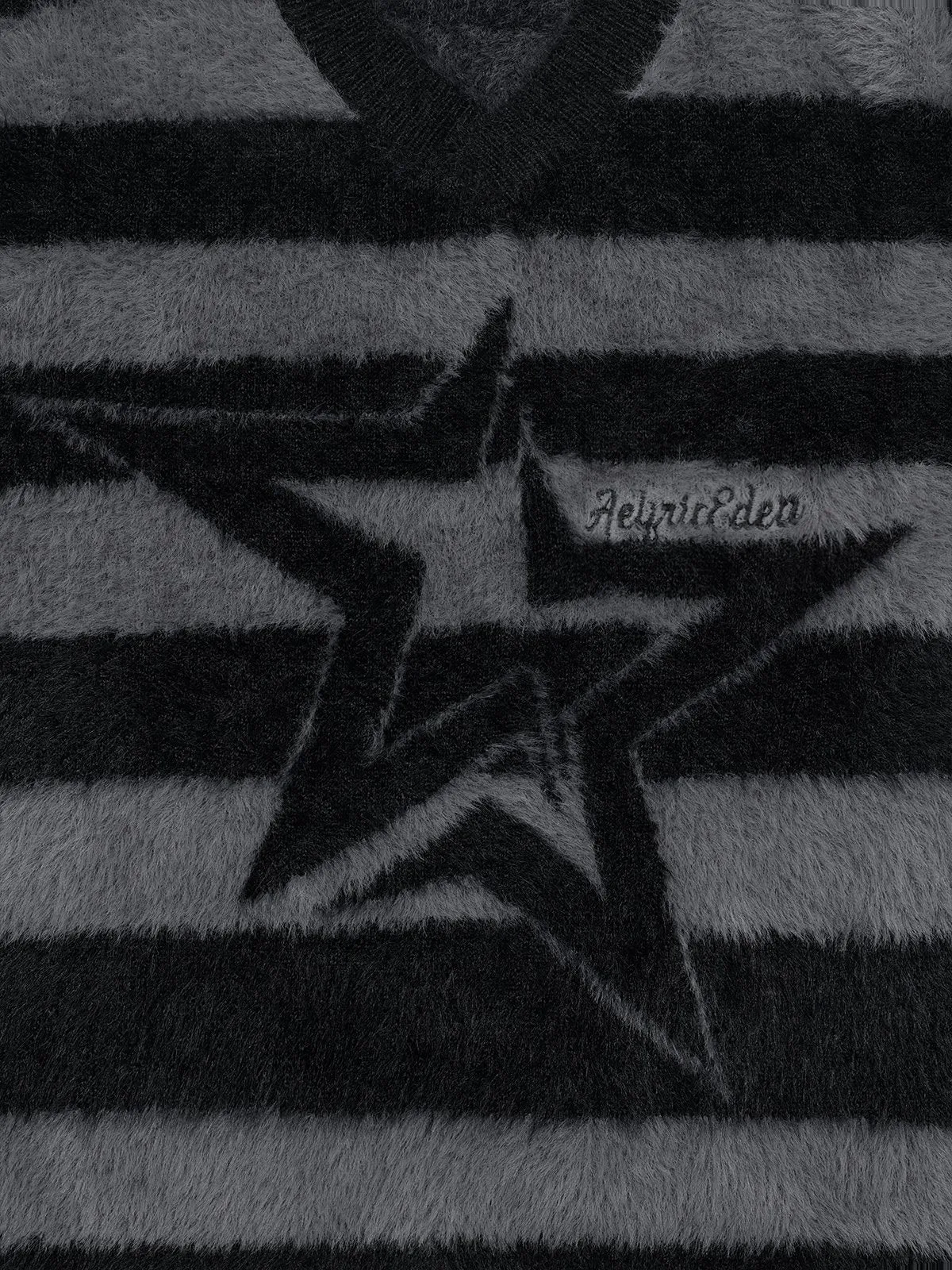 Aelfric Eden Stripe Star V-Neck Sweater sold by Aelfric Eden product image thumbnail 3