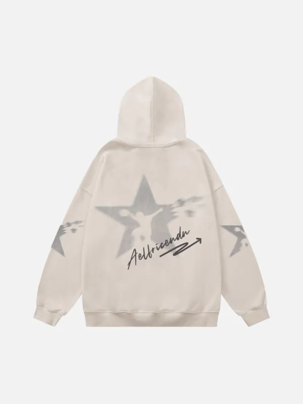 Aelfric Eden Oversized Star Hoodie made by Aelfric Eden