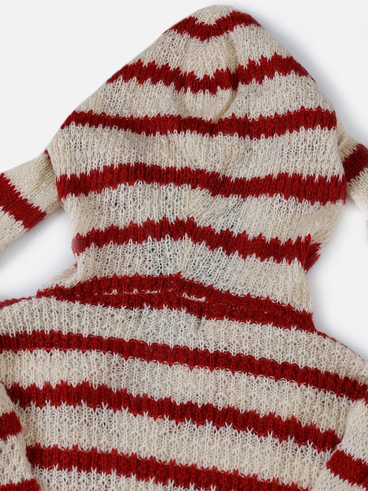 Aelfric Eden Vintage Stripe Knit Zip Up Hoodie sold by Aelfric Eden product image thumbnail 4