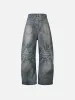Aelfric Eden Deconstruction Patchwork Washed Loose Jeans sold by Aelfric Eden