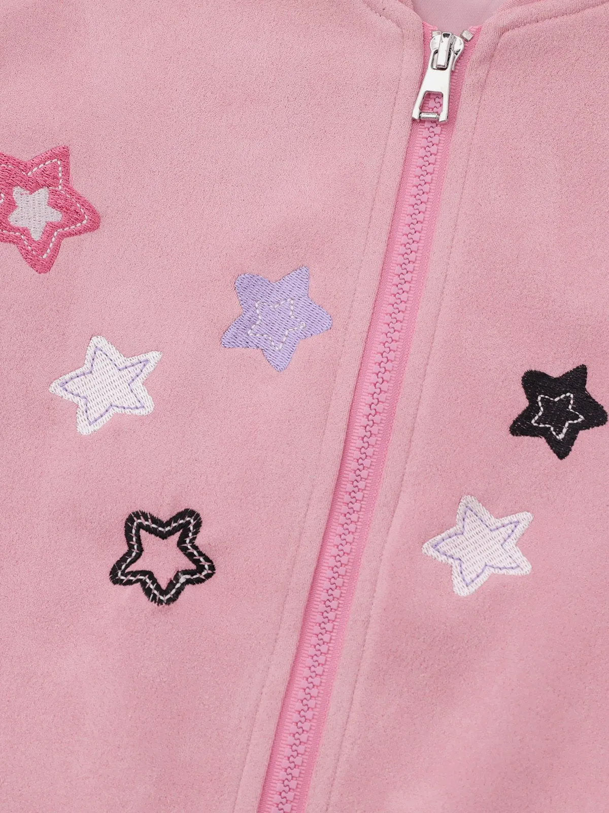Aelfric Eden Colorful Star Suede Varsity Jacket sold by Aelfric Eden product image thumbnail 4