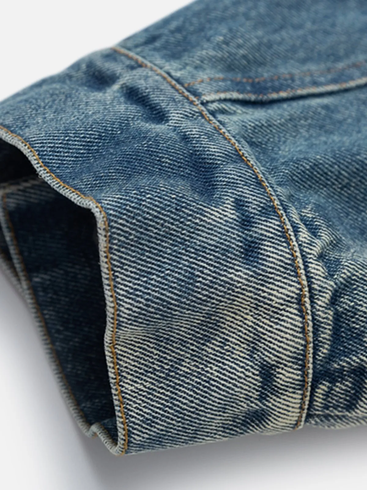 Aelfric Eden Washed Zip Up Denim Jacket sold by Aelfric Eden product image thumbnail 4