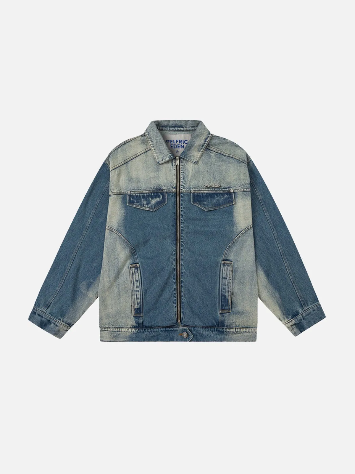 Aelfric Eden Washed Zip Up Denim Jacket sold by Aelfric Eden