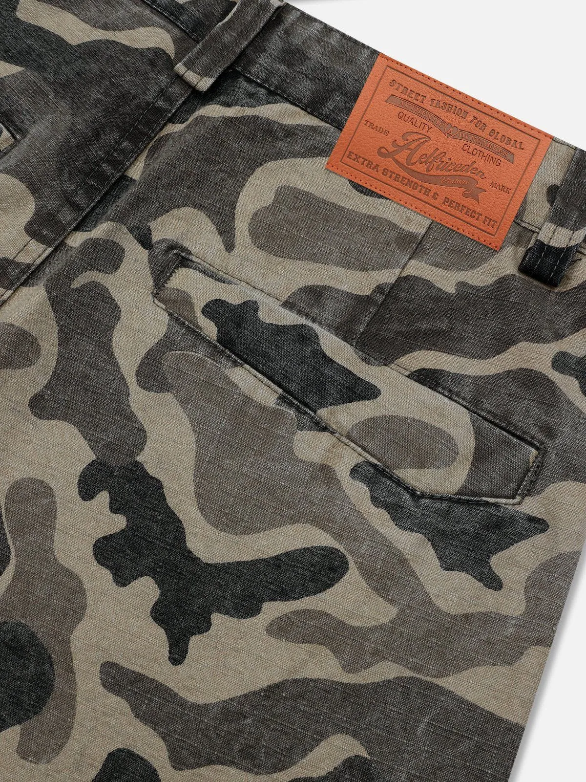 Aelfric Eden Pleated Camo Jeans sold by Aelfric Eden product image thumbnail 5