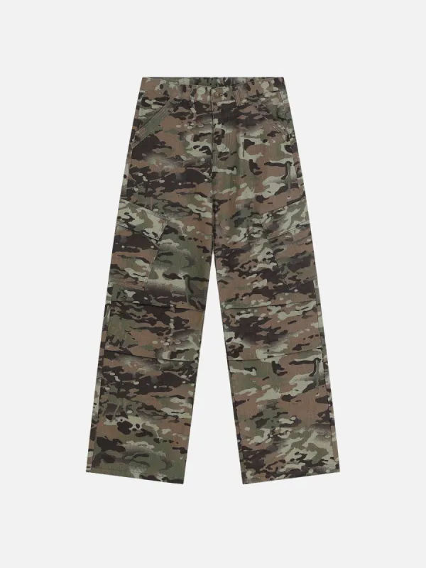 Aelfric Eden Multi Pocket Camouflage Loose Jeans sold by Aelfric Eden
