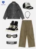 Aelfric Eden Multi Pocket Plaid Cargo Pants sold by Aelfric Eden