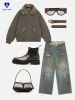 Aelfric Eden Detachable Plush Collar Coat sold by Aelfric Eden