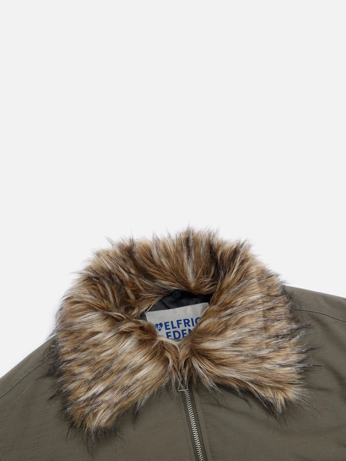 Aelfric Eden Detachable Plush Collar Coat sold by Aelfric Eden product image thumbnail 5