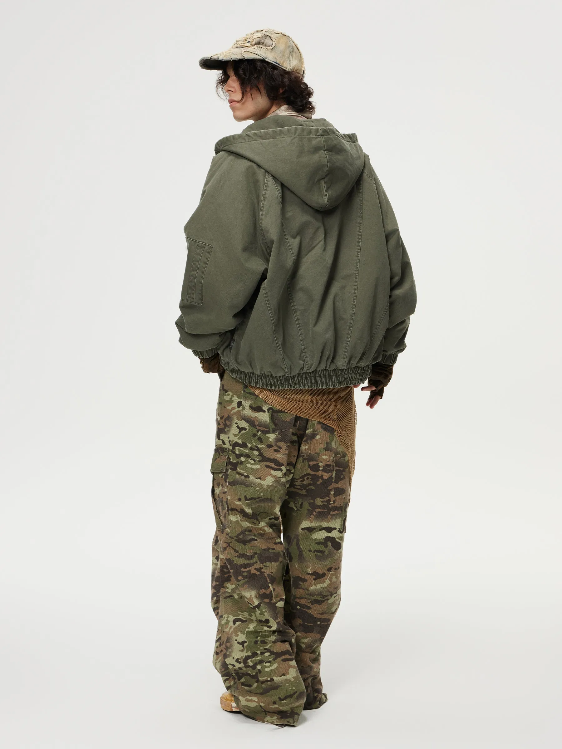 Aelfric Eden Washed Hooded Coat sold by Aelfric Eden product image thumbnail 4