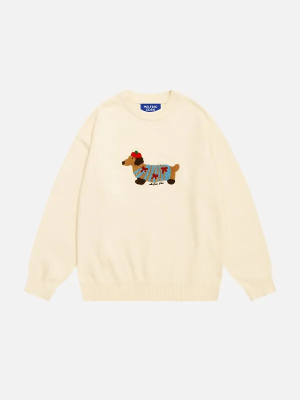 Aelfric Eden Cartoon Dachshund Sweater sold by Aelfric Eden