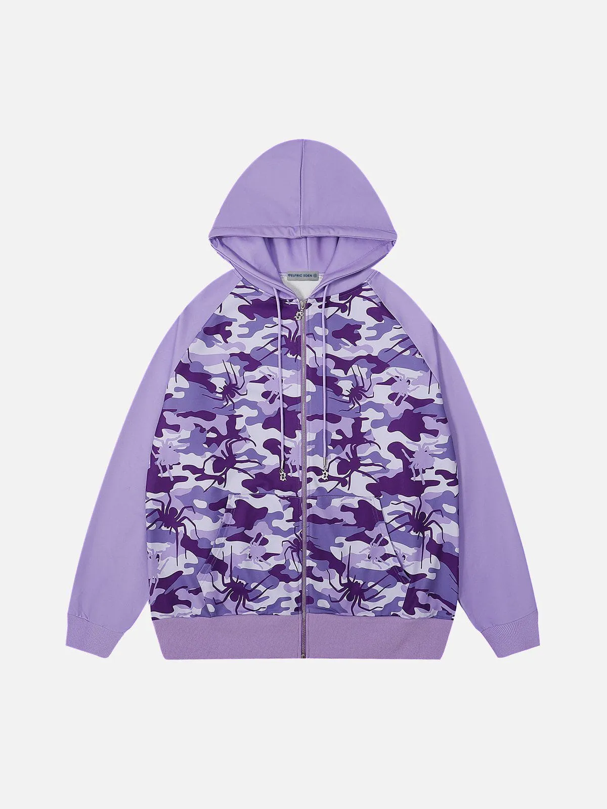 Aelfric Eden Camouflage Spider Zip Up Hoodie sold by Aelfric Eden product image thumbnail 3