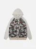 Aelfric Eden Camouflage Spider Zip Up Hoodie sold by Aelfric Eden