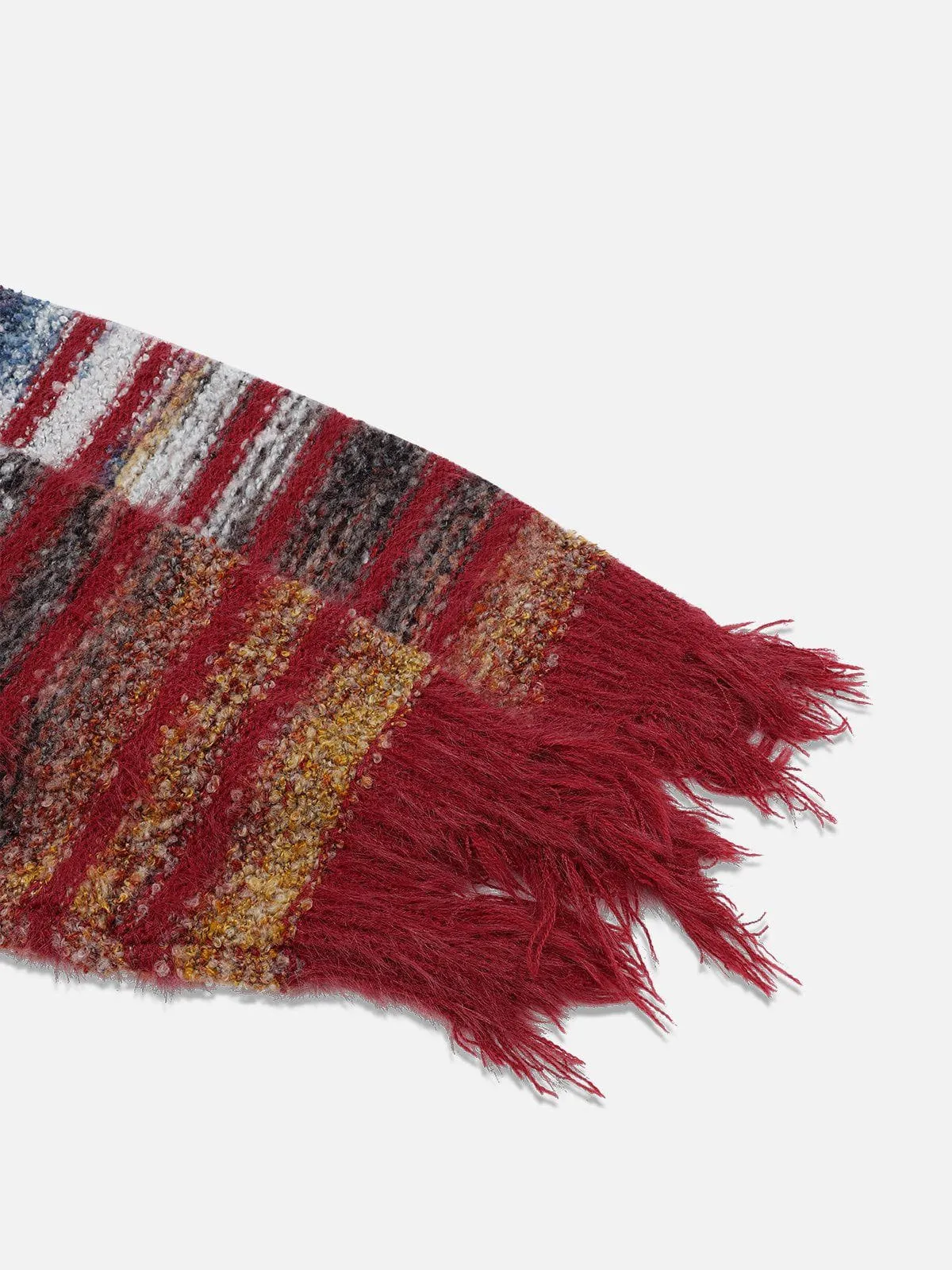 Aelfric Eden Fringe Gradient V-Neck Sweater sold by Aelfric Eden product image thumbnail 4