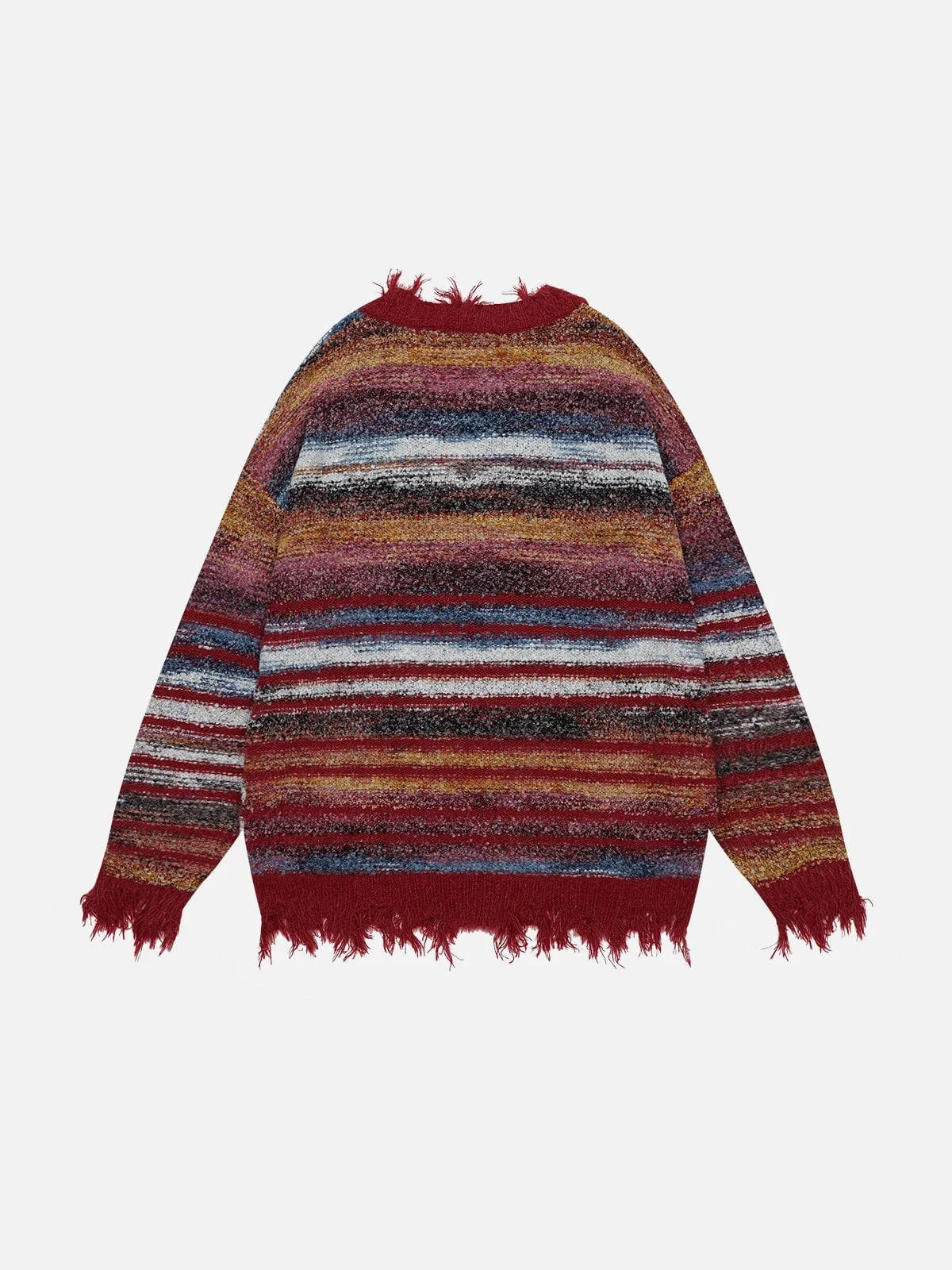 Aelfric Eden Fringe Gradient V-Neck Sweater sold by Aelfric Eden product image thumbnail 2