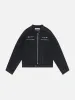 Aelfric Eden Cropped Washed Denim Racing Jacket sold by Aelfric Eden
