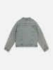 Aelfric Eden Cropped Washed Denim Racing Jacket sold by Aelfric Eden