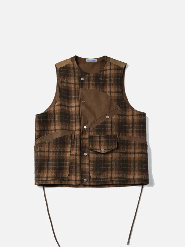 Aelfric Eden Plaid Patchwork Vest sold by Aelfric Eden