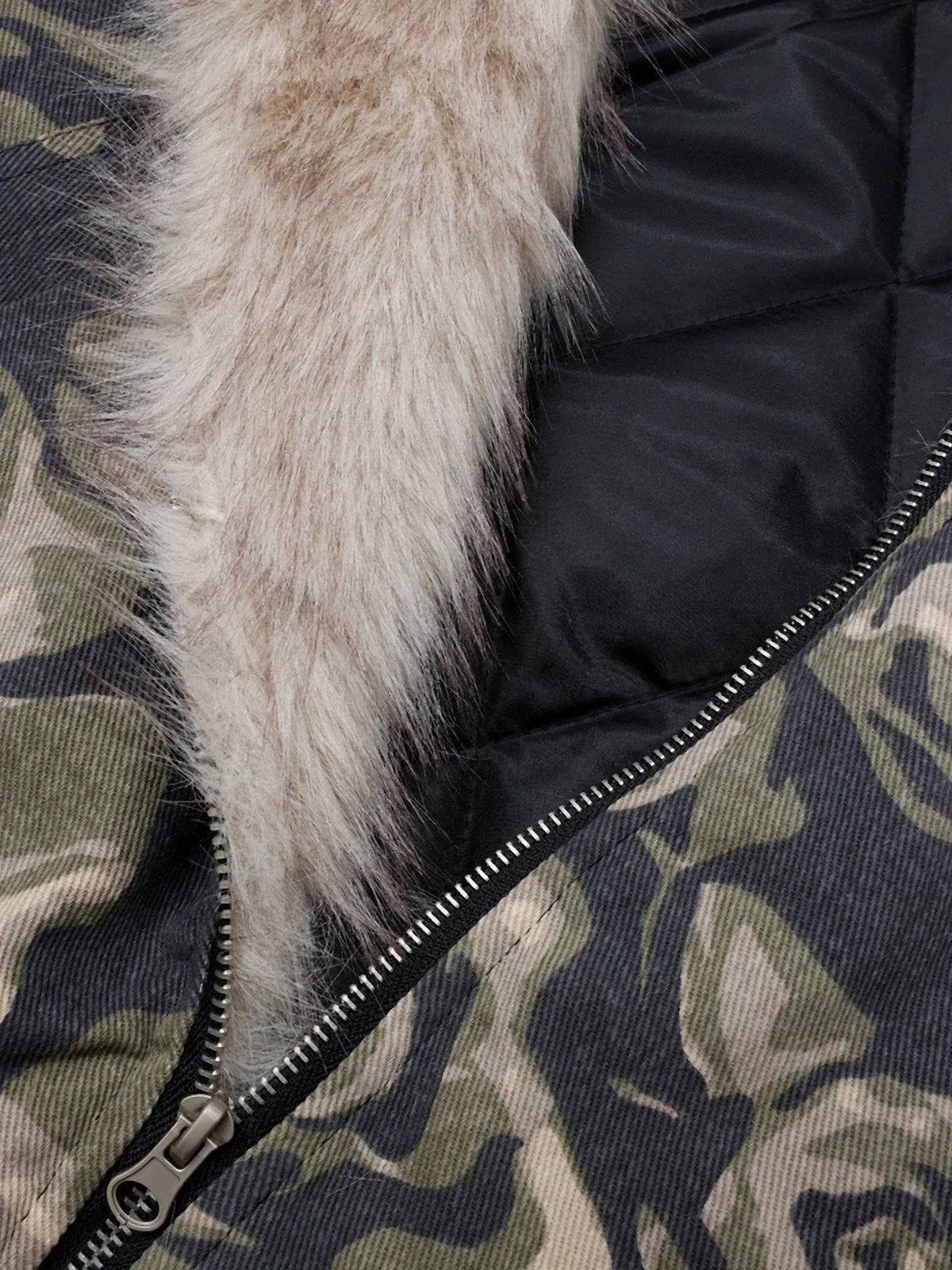 Aelfric Eden Camouflage Cropped Coat sold by Aelfric Eden product image thumbnail 5